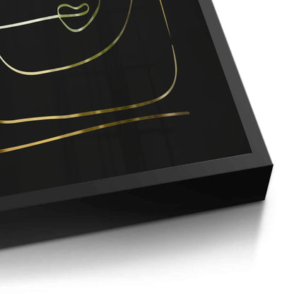 Luxury Minimalist Gold Line - Fine Art