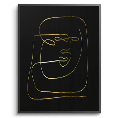 Luxury Minimalist Gold Line - Fine Art