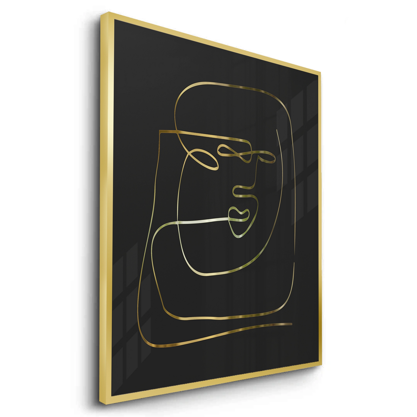 2Luxury Minimalist Gold Line - Fine Art