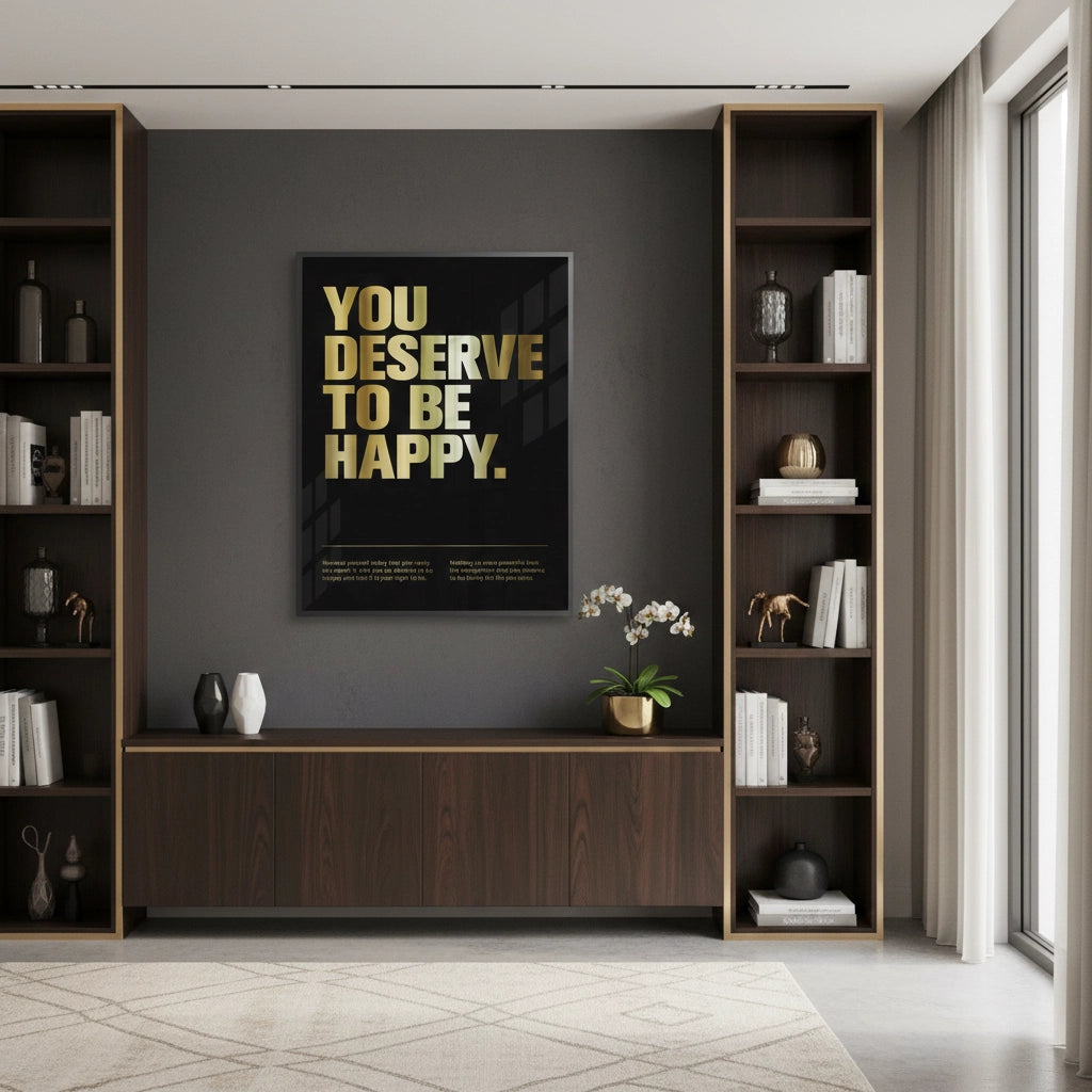 2You Deserve To Be Happy - Fine Art