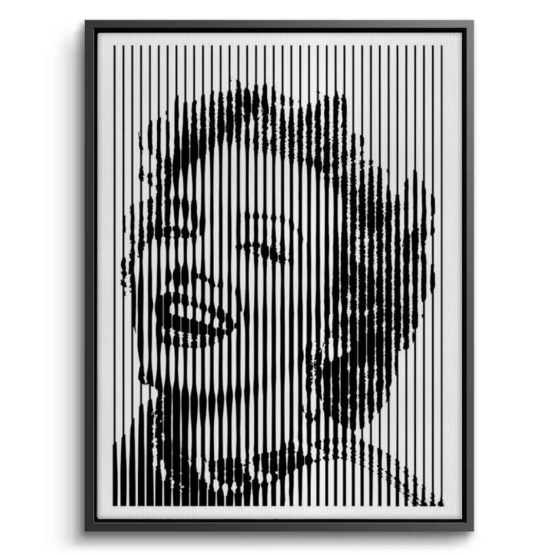 2Marilyn Monroe Line Art - Canvas