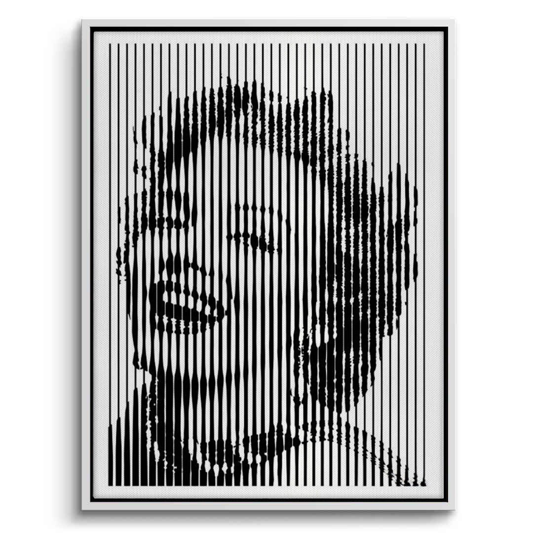 2Marilyn Monroe Line Art - Canvas