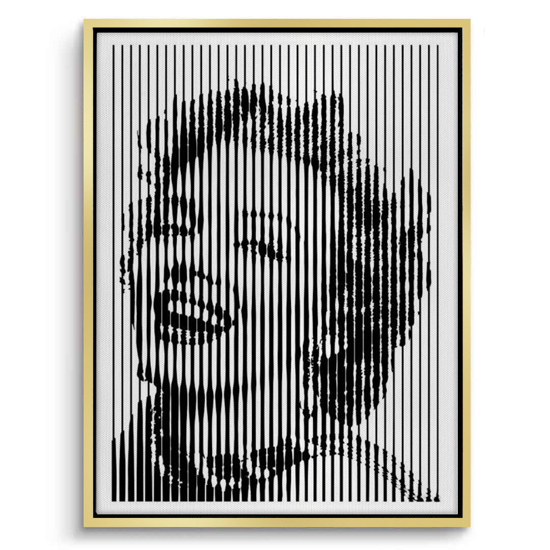 2Marilyn Monroe Line Art - Canvas