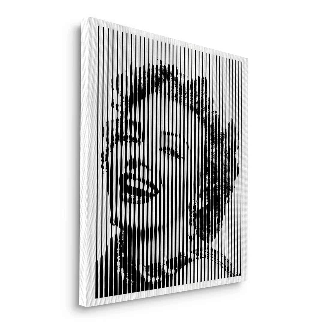 2Marilyn Monroe Line Art - Canvas
