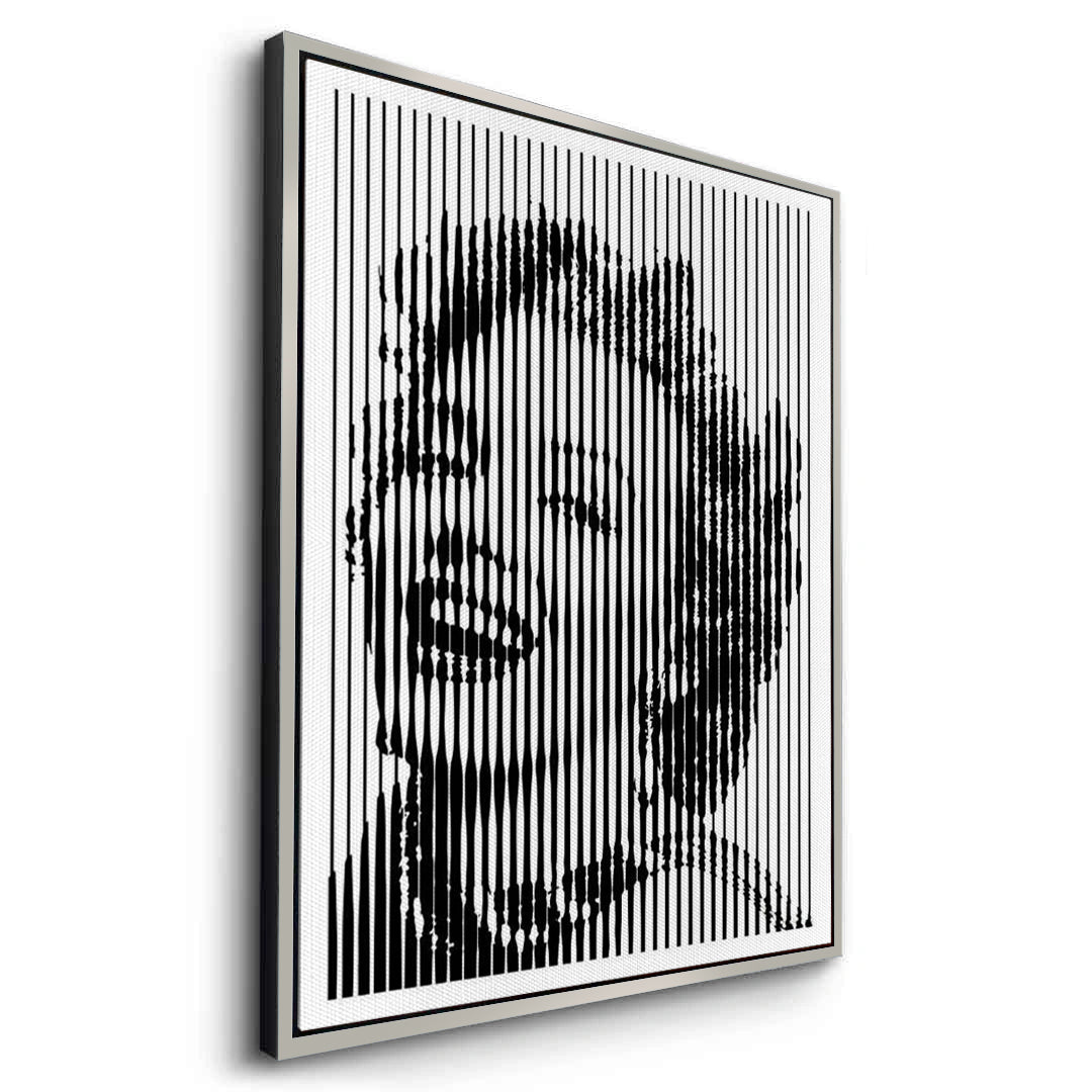 2Marilyn Monroe Line Art - Canvas