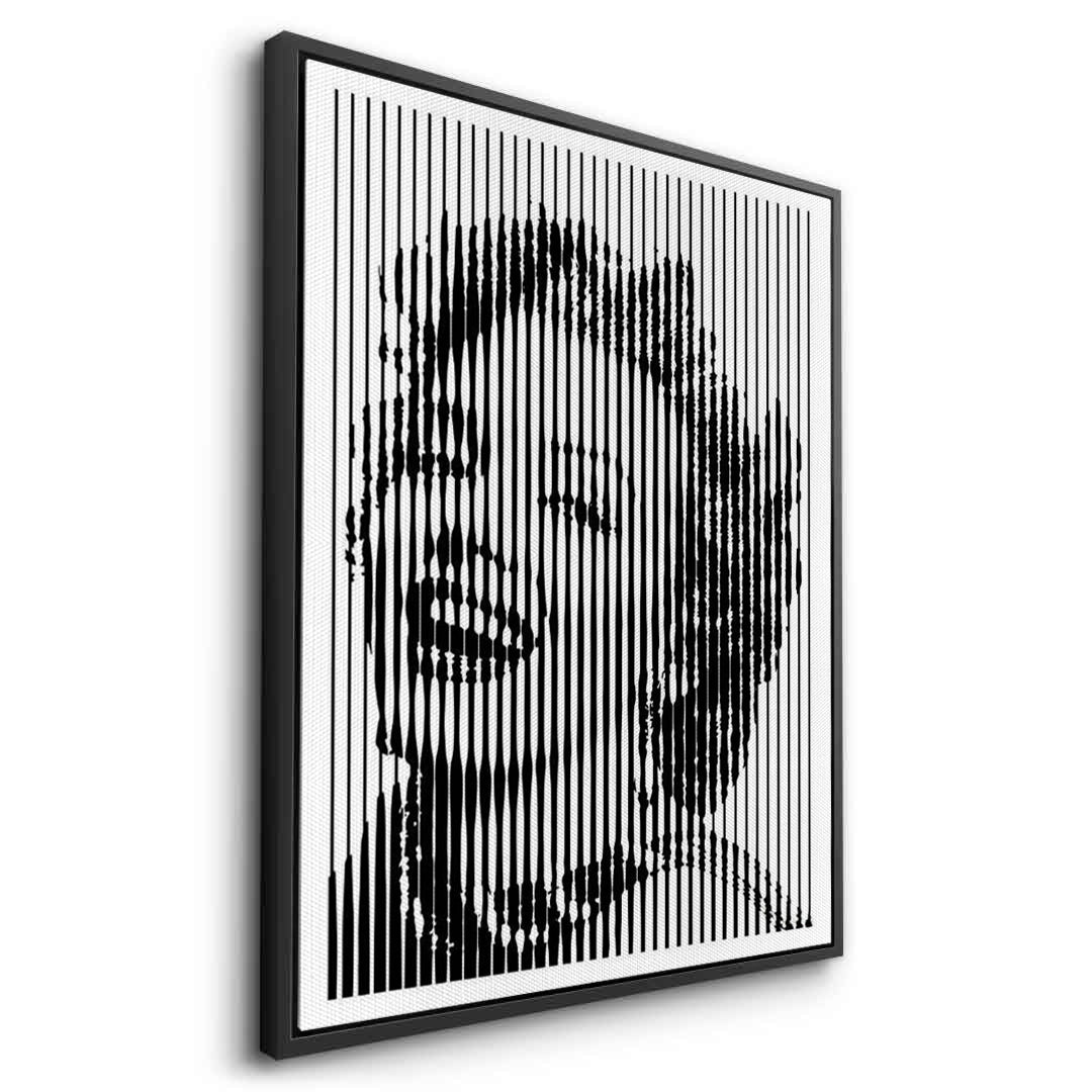 2Marilyn Monroe Line Art - Canvas
