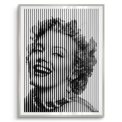 Marilyn Monroe Line Art - Fine Art