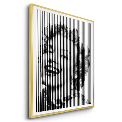 Marilyn Monroe Line Art - Fine Art