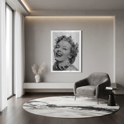 Marilyn Monroe Line Art - Fine Art