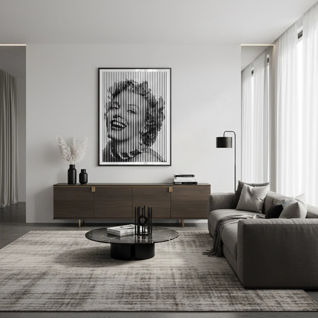 2Marilyn Monroe Line Art - Fine Art