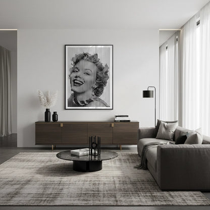 Marilyn Monroe Line Art - Fine Art