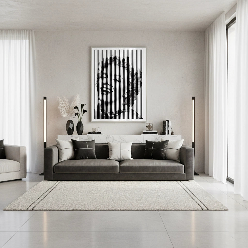 2Marilyn Monroe Line Art - Fine Art