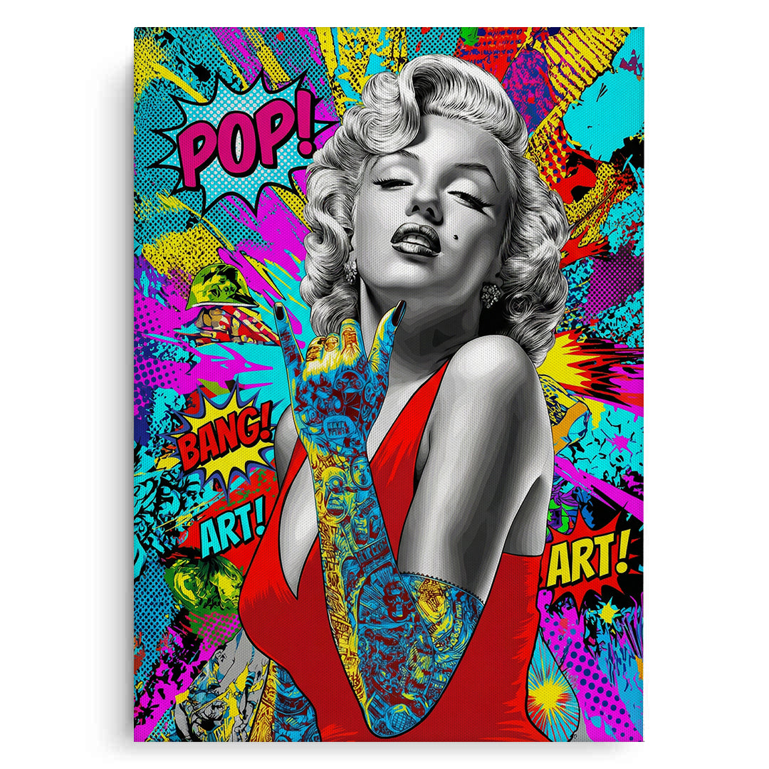 2Marilyn Monroe Pop Art - Canvas