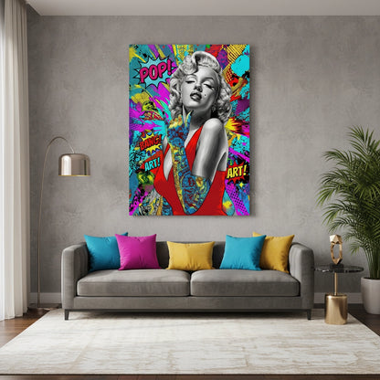 Marilyn Monroe Pop Art - Canvas