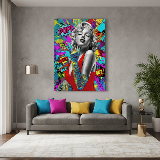 Marilyn Monroe Pop Art - Canvas