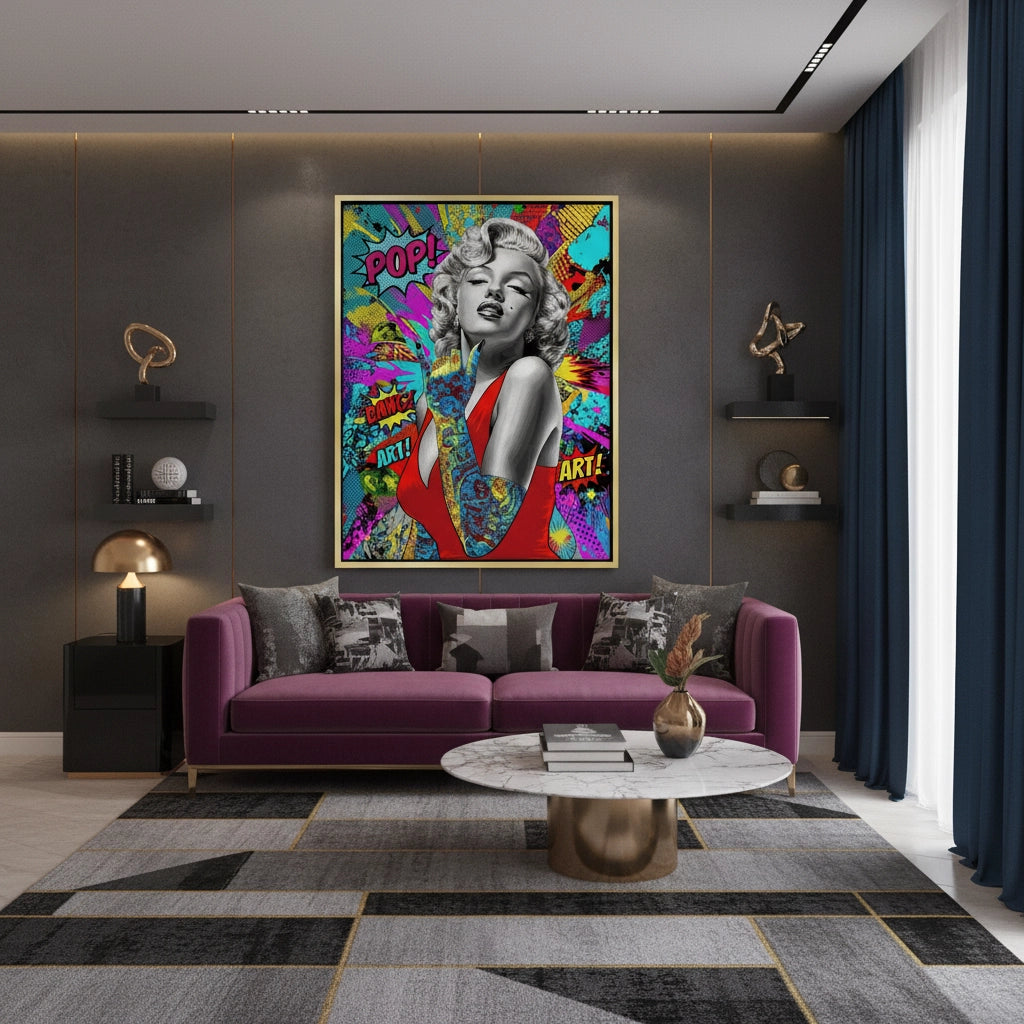 2Marilyn Monroe Pop Art - Canvas