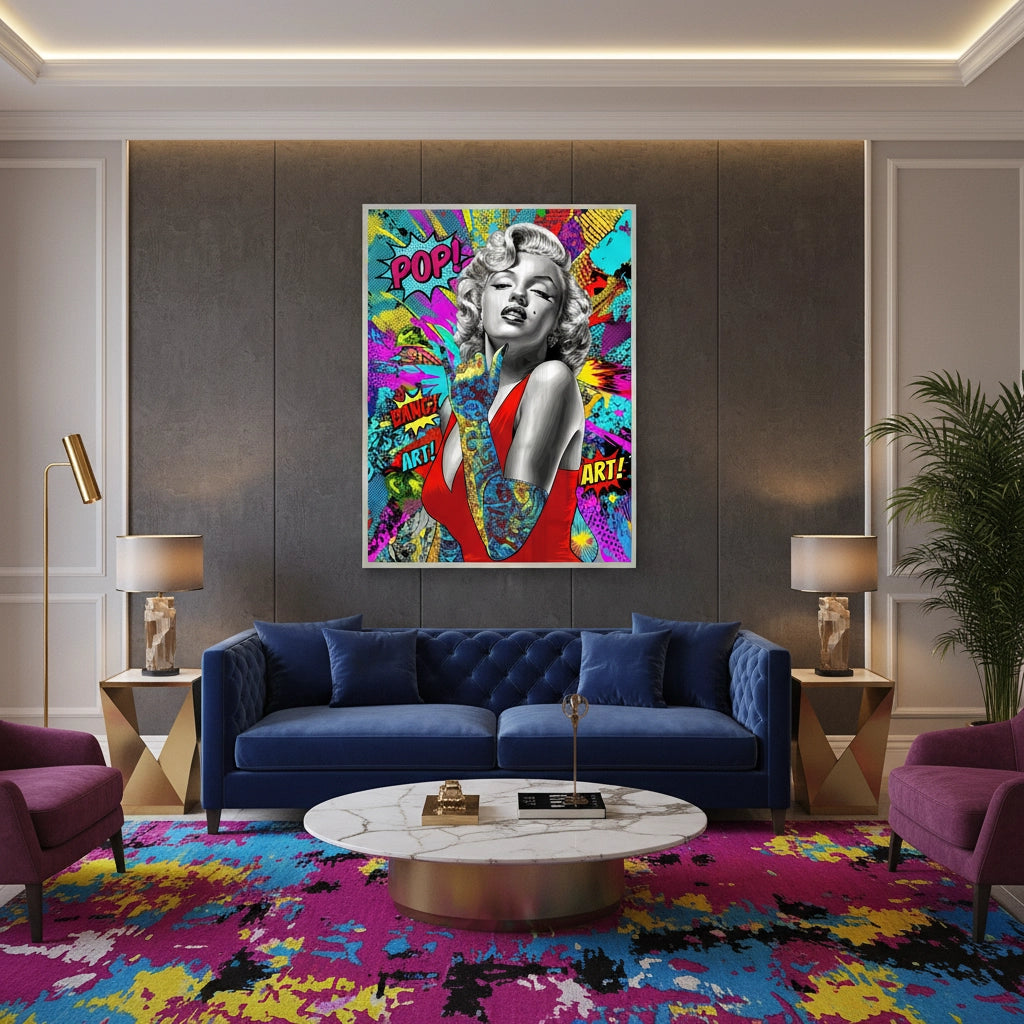 2Marilyn Monroe Pop Art - Fine Art