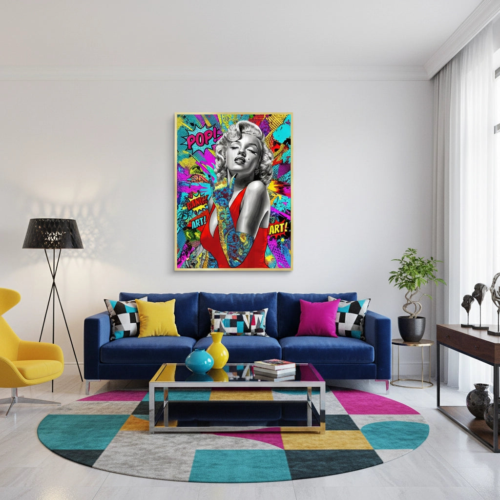 2Marilyn Monroe Pop Art - Fine Art
