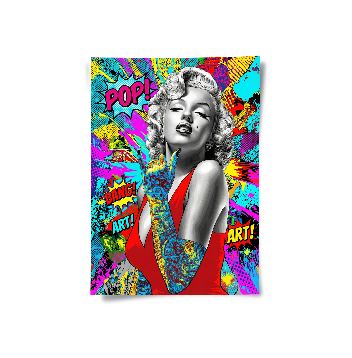 2Marilyn Monroe Pop Art - Poster