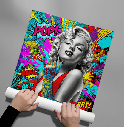 Marilyn Monroe Pop Art - Poster