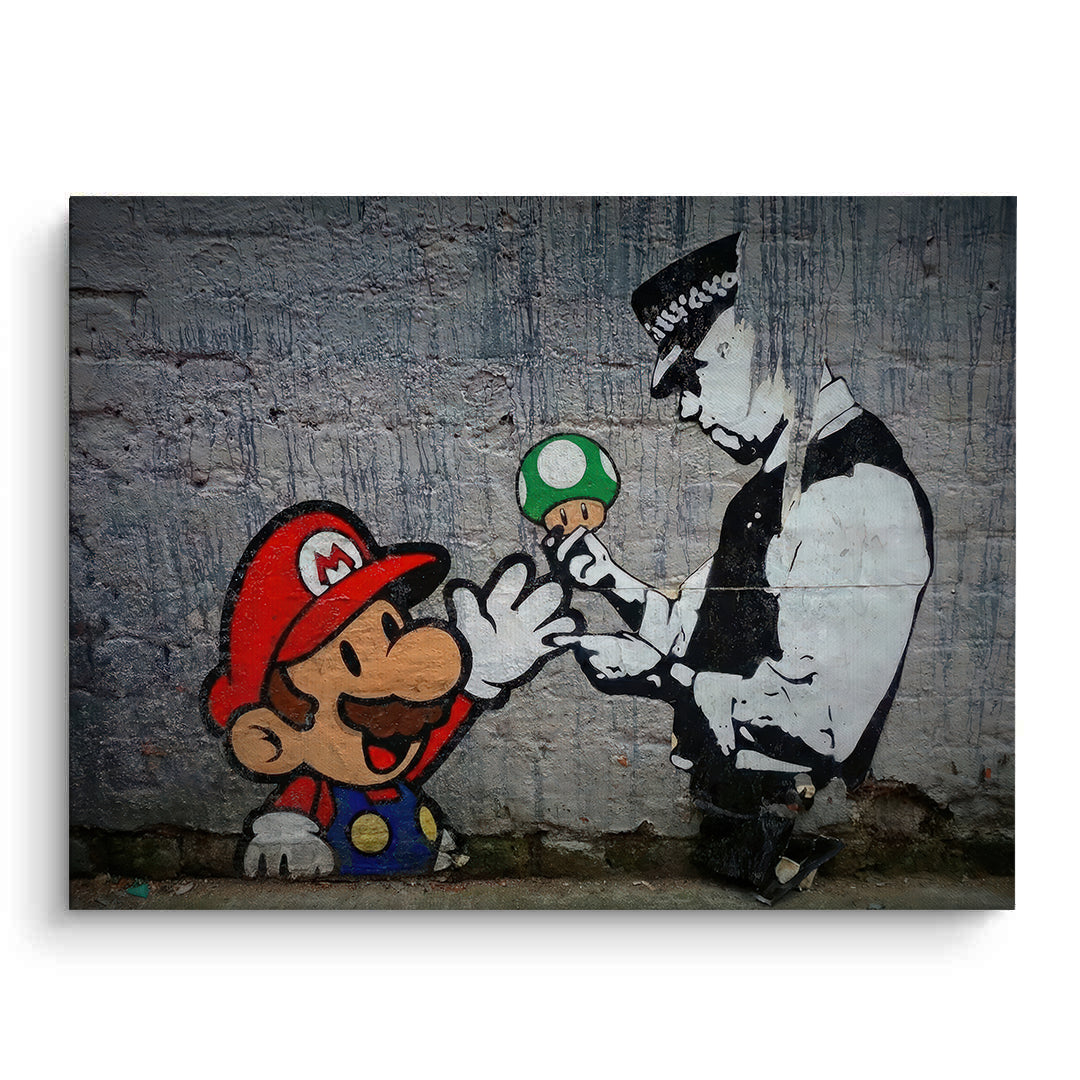 2Mario & Police Officer - Canvas