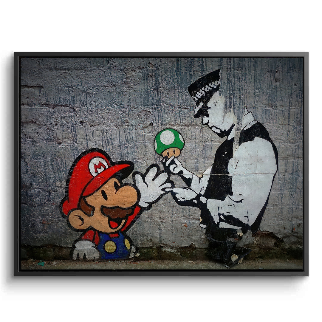 2Mario & Police Officer - Canvas