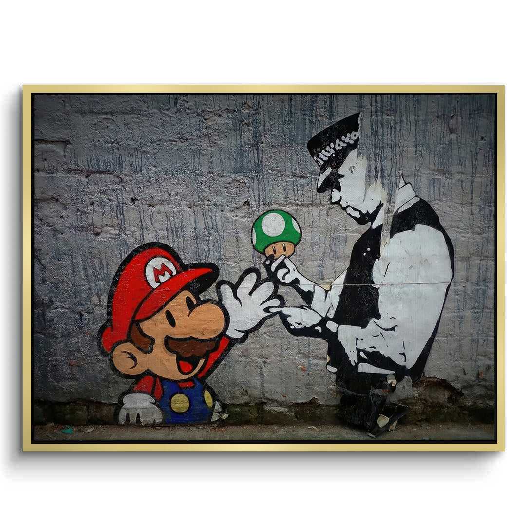 2Mario & Police Officer - Canvas
