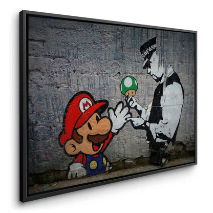 Mario & Police Officer - Canvas