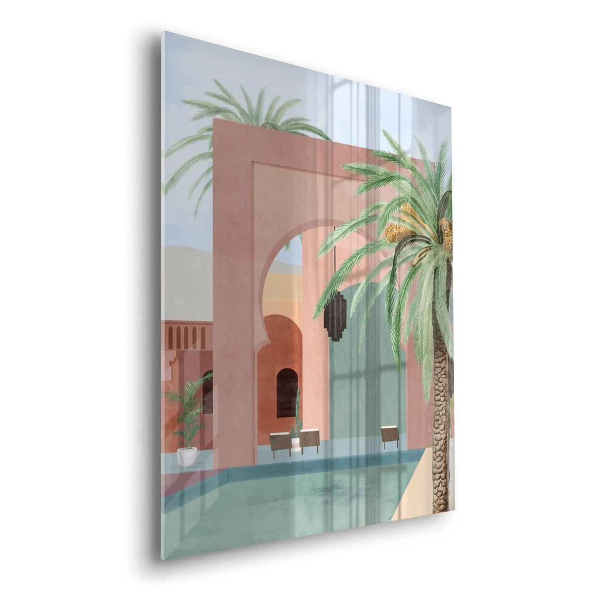 Marrakech Oasis - Acrylic - Jasmineart.ae