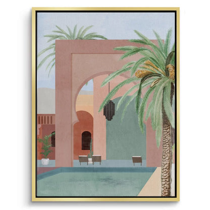 Marrakech Oasis - canvas