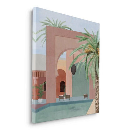Marrakech Oasis - canvas