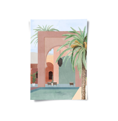 Marrakech Oasis - Poster