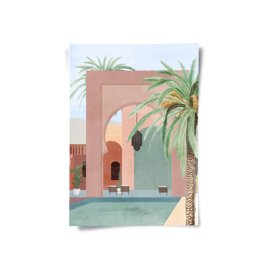 Marrakech Oasis - Poster