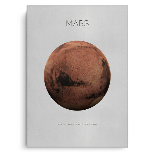 Mars Planet - Canvas
