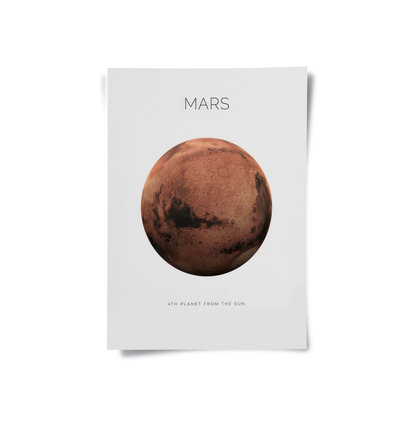 Mars Planet - Poster