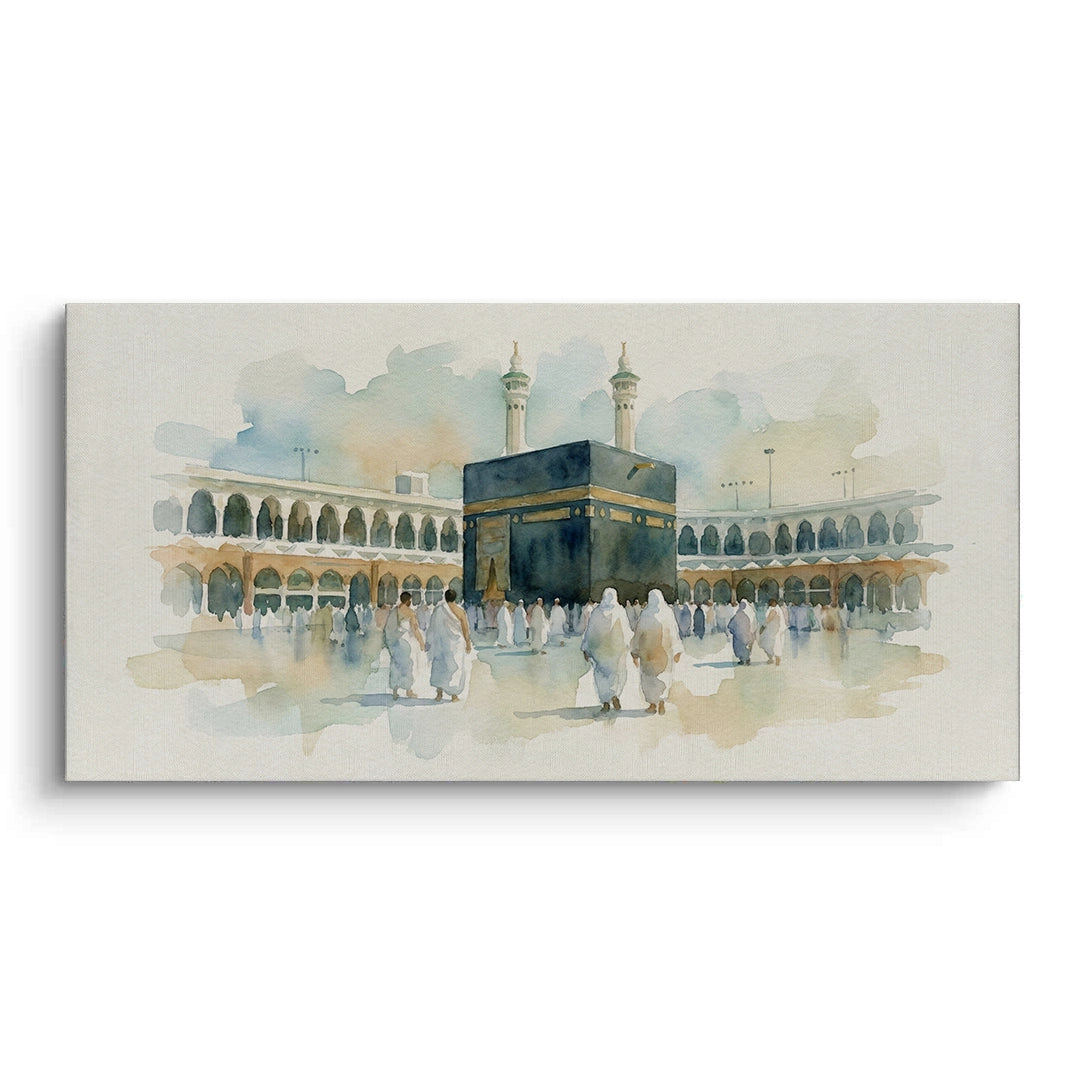 2Mecca Watercolor - Canvas