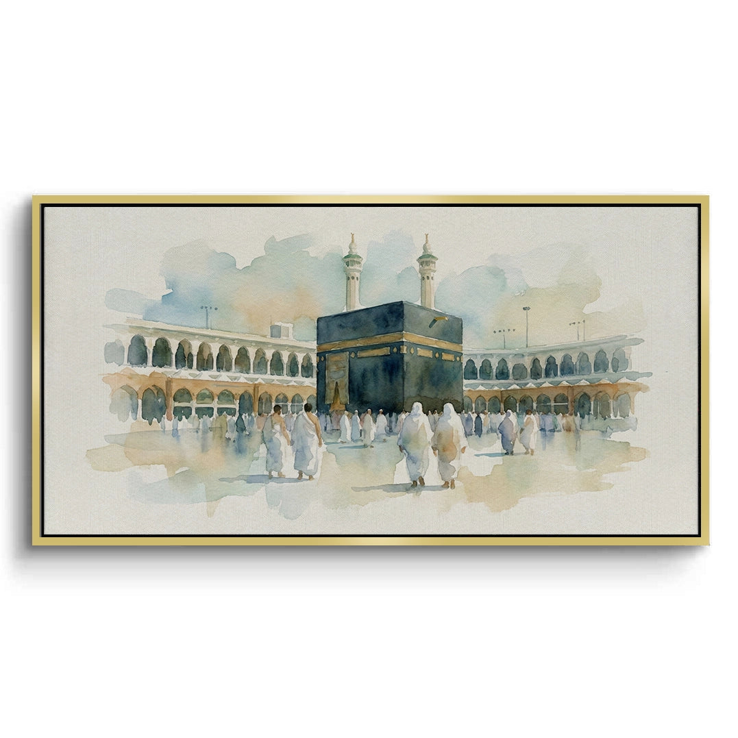 2Mecca Watercolor - Canvas
