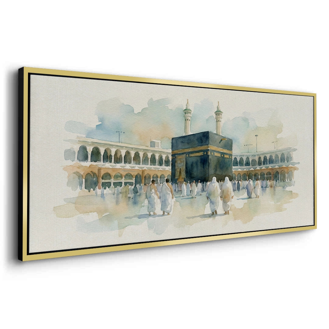 2Mecca Watercolor - Canvas