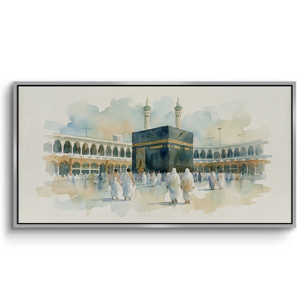 2Mecca Watercolor - Canvas