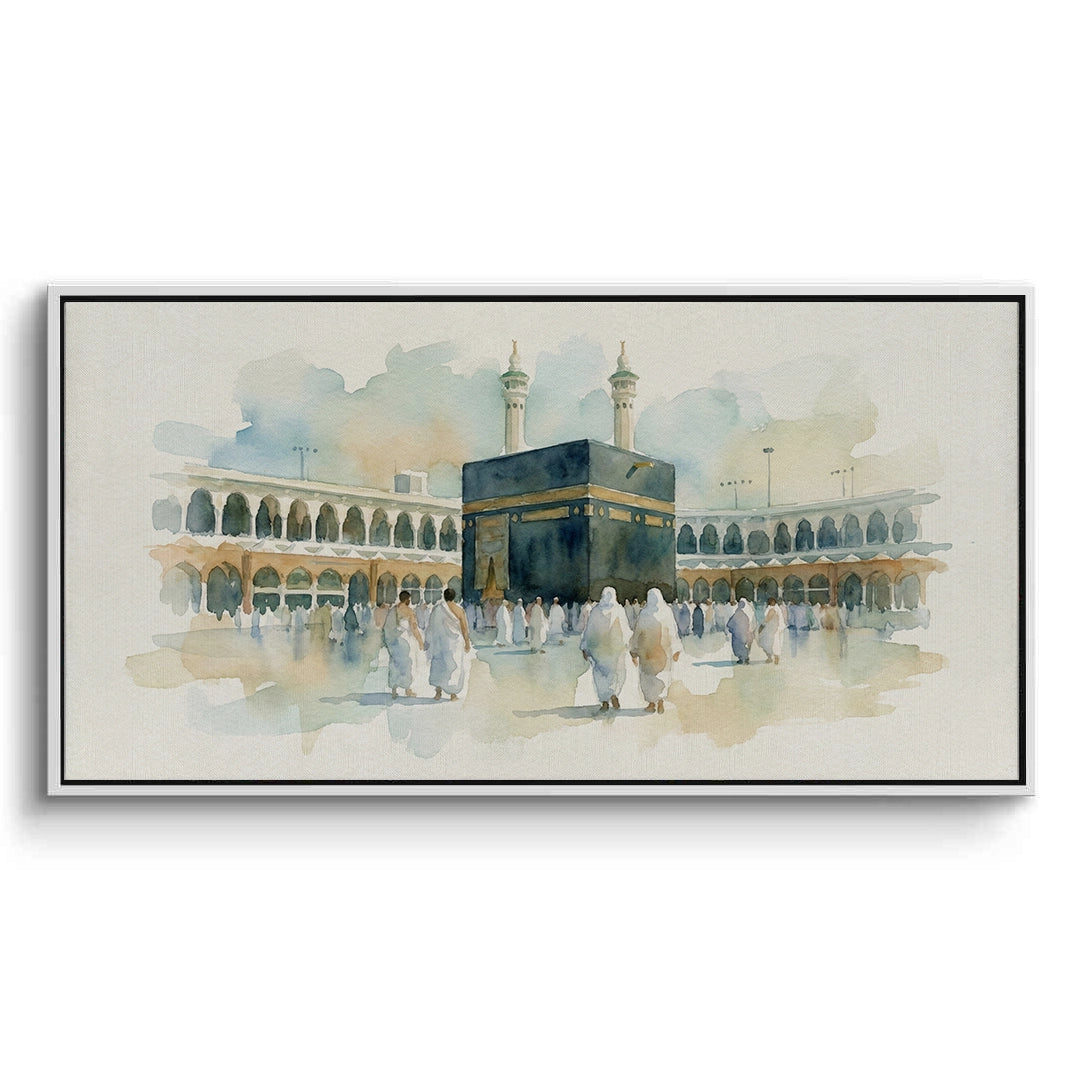 2Mecca Watercolor - Canvas