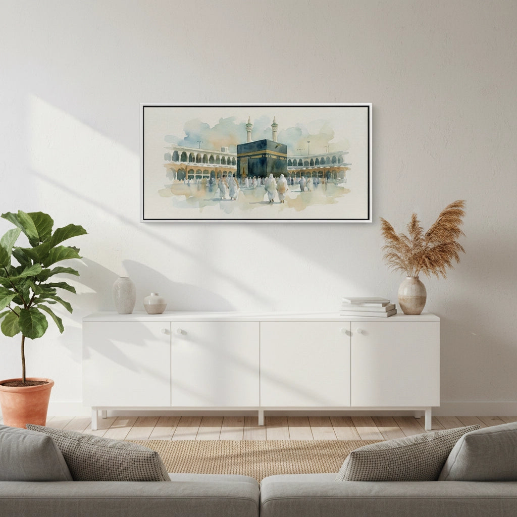 2Mecca Watercolor - Canvas