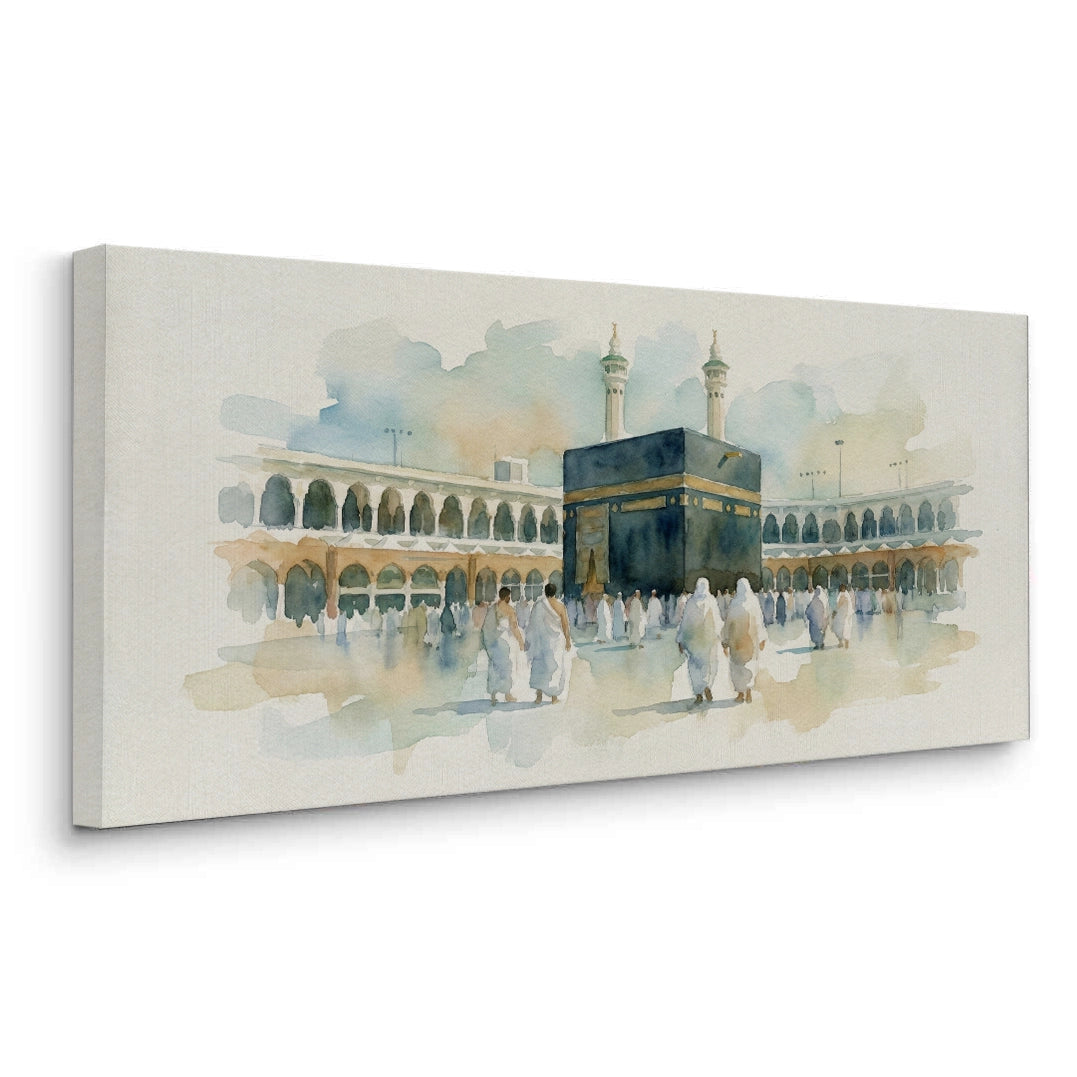 2Mecca Watercolor - Canvas