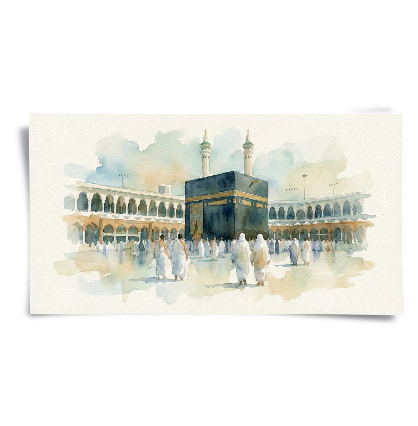2Mecca Watercolor - Poster