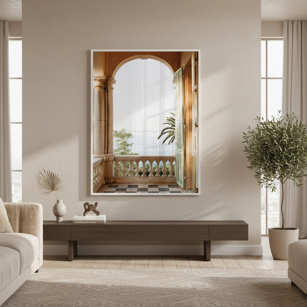 2Mediterranean Archway - Fine Art