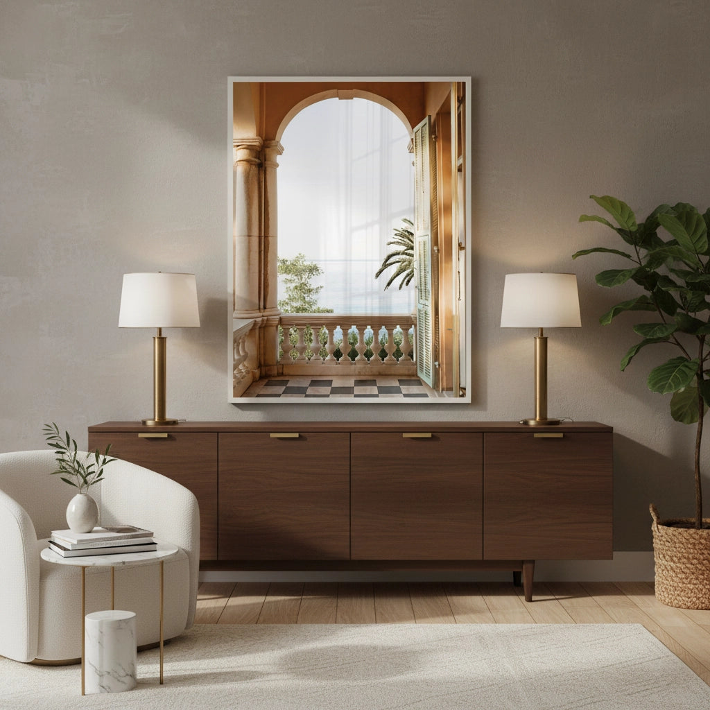 2Mediterranean Archway - Fine Art