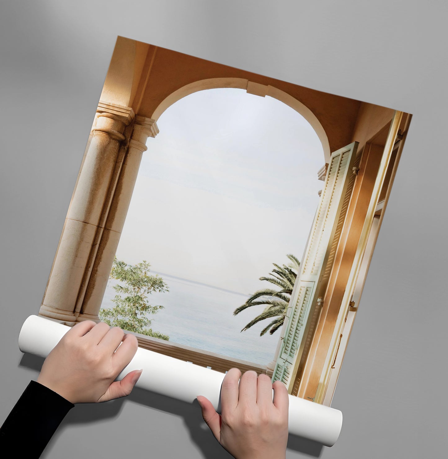 2Mediterranean Archway - Poster