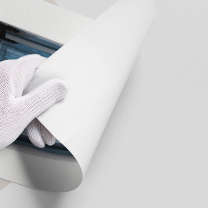 Mediterranean Blue Window - Poster