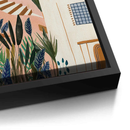 Mediterranean Terracotta Steps - Canvas