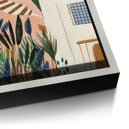 Mediterranean Terracotta Steps - Canvas