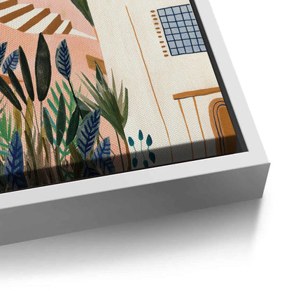 Mediterranean Terracotta Steps - Canvas